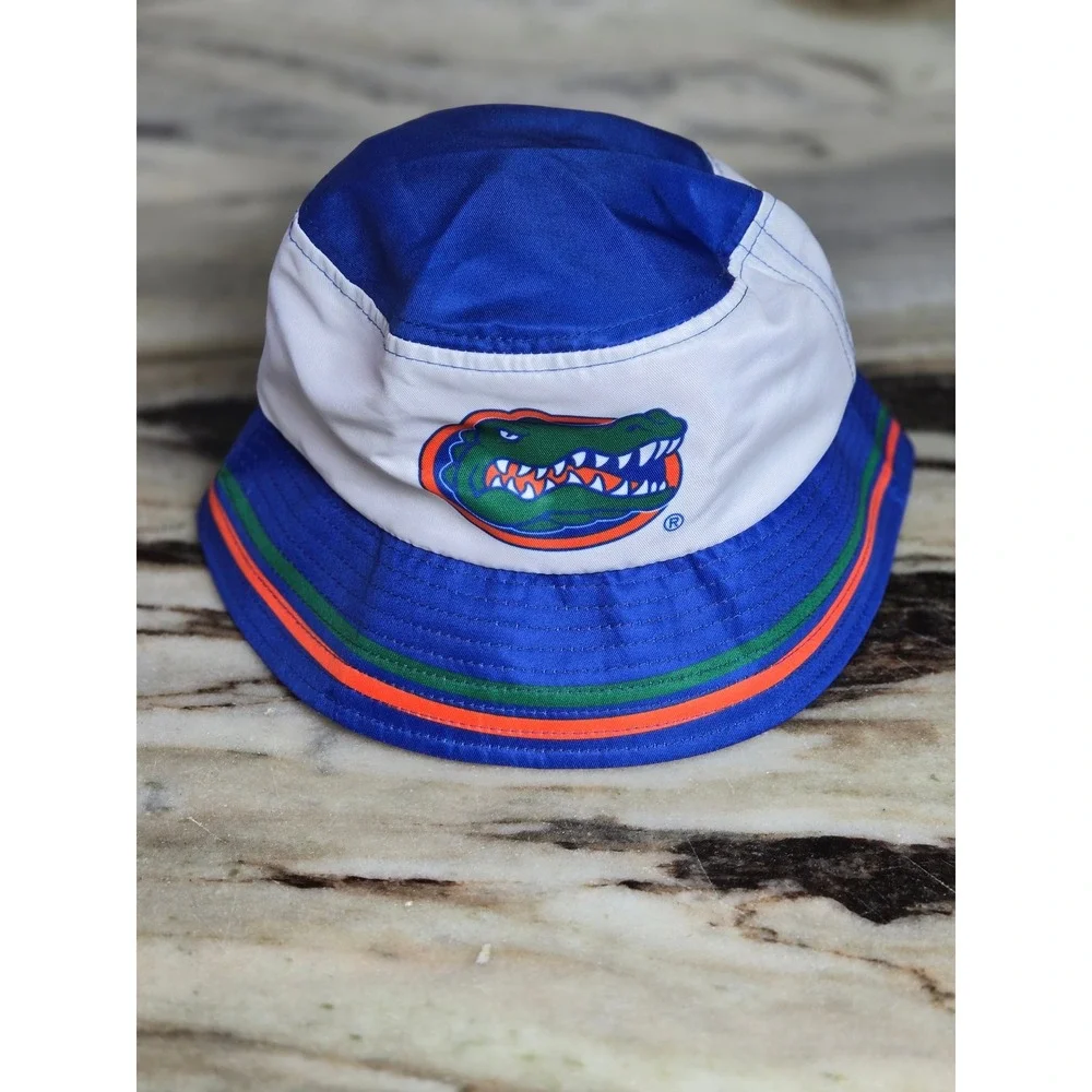 Bud Light Florida Gators Bucket Hat Blue White Orange M/L NCAA Sportswear‎